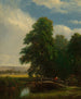 Darent-joki, Kent, Englanti - Sanford Robinson Gifford — näkymä teoksesta