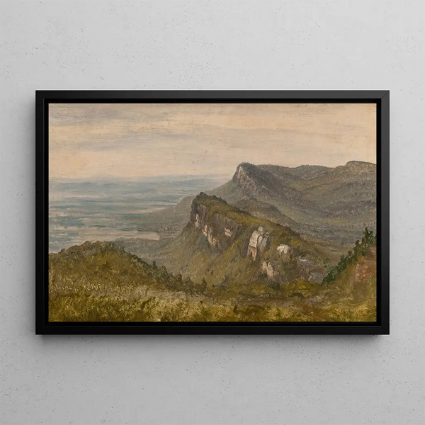 Sanford Robinson Gifford - The Trapps Shawangunk Mountains.webp