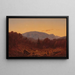 auringonlaskusta Hunter Mountainilla - Sanford Robinson Gifford — kehystetty taideteos seinällä