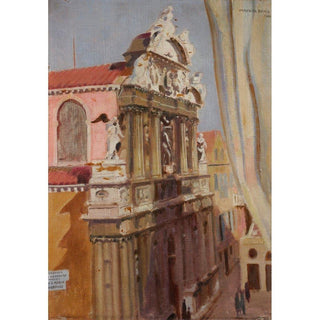 Santa Maria Zobenigo, Venise - Maurice Denis | Reproduction Tableau Décoration murale affiche copie