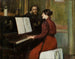 Un roman - Santiago Rusiñol — näkymä teoksesta