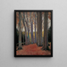 Allée des Platanes - Santiago Rusiñol — kehystetty taideteos seinällä
