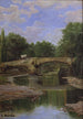 Pont sur une rivière - Santiago Rusiñol — näkymä teoksesta