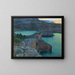 Cala Grisa - Santiago Rusiñol — kehystetty taideteos seinällä