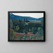 La vallée de Soller - Santiago Rusiñol — kehystetty taideteos seinällä