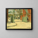 Entrée du parc du Moulin de la Galette - Santiago Rusiñol — kehystetty taideteos seinällä