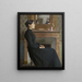 Naisten figuuri - Santiago Rusiñol — kehystetty taideteos seinällä