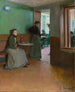 Kahvilan sisämaalaus - Santiago Rusiñol — näkymä teoksesta
