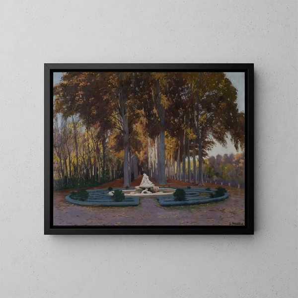 Otoal - Santiago Rusiñol — kehystetty taideteos seinällä