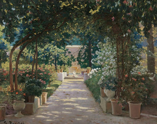Pati de Jtiva - Santiago Rusiñol — näkymä teoksesta