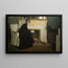 Romanttinen maalaus - Santiago Rusiñol — kehystetty taideteos seinällä
