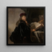 Savant dans son étude - Rembrandt van Rijn — kehystetty taideteos seinällä