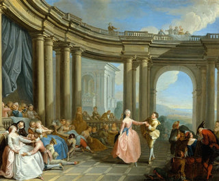 Le menuet - Sébastien Leclerc le Jeune — näkymä teoksesta