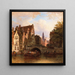 Scène à Amsterdam - Elias Pieter van Bommel — kehystetty taideteos seinällä