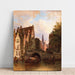 "Scène à Amsterdam" Elias Pieter van Bommelilta — teoksen seinäesittely
