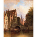"Scène à Amsterdam" Elias Pieter van Bommelilta — esillä sisätilassa
