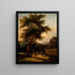 Bergers-maalaus Artemiksen pyhäkössä - Claude Lorrainin koulu — kehystetty taideteos seinällä