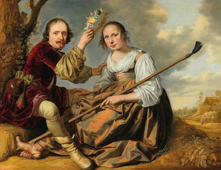 Mirtillo et Amaryllis - Ecole de Dordrecht — näkymä teoksesta
