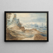 Château sur le Rivage - Ecole de Pieter Bruegel l'Ancien — kehystetty taideteos seinällä