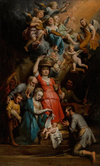 School of Theodoor van Loon - The Adoration of the Shepherds.webp