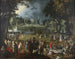 La fête - Sebastian Vrancx — näkymä teoksesta