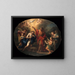 Le Baptême du Christ - Sebastiano Conca — kehystetty taideteos seinällä