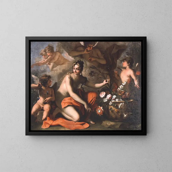 Flore - Sebastiano Ricci — kehystetty taideteos seinällä