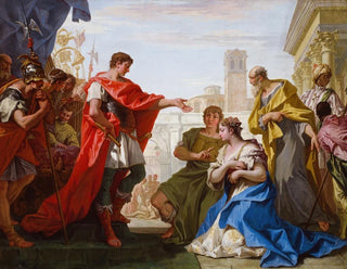 La Tempérance de Scipion - Sebastiano Ricci — näkymä teoksesta