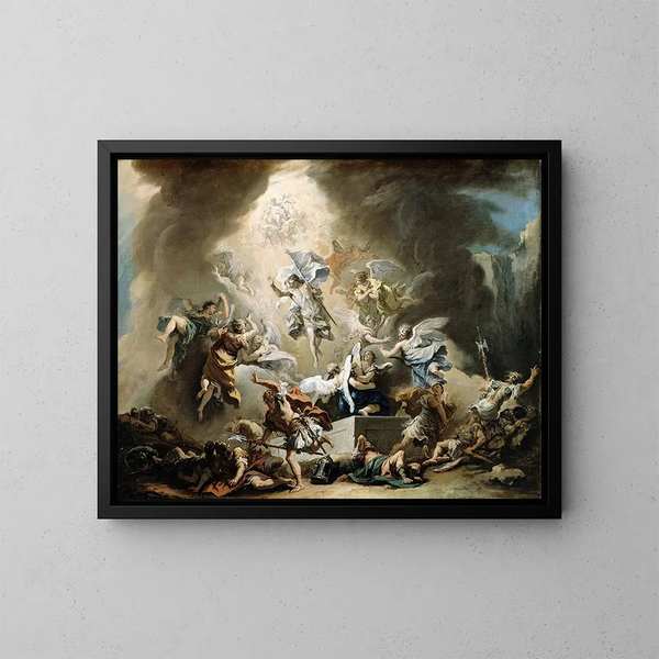 La Résurrection - Sebastiano Ricci — kehystetty taideteos seinällä