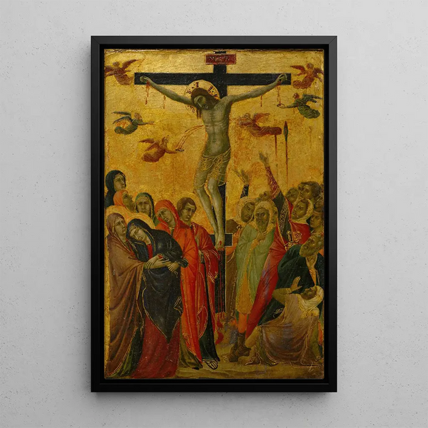 La Crucifixion - Segna di Buonaventura — kehystetty taideteos seinällä
