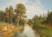 Kesäisen metsäinen maalaus - Semyon Fedorovich Fedorov — näkymä teoksesta