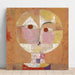 Maalauksen jäljennös Senecio (Soon to be Aged) - Paul Klee