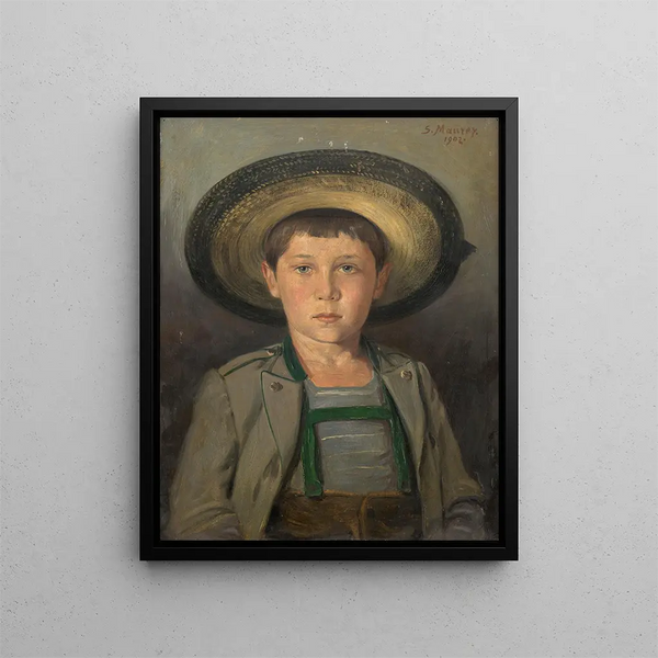 Serafin Maurer - Bildnis Robert Maurer Sohn des Knstlers als Neunjhriger.webp