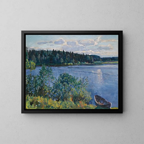 Le Lac - Sergei Arsenevich Vinogradov — kehystetty taideteos seinällä