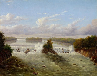 Les chutes de Saint-Antoine - Seth Eastman — näkymä teoksesta
