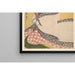 Maalauksen jäljennös Shira-uchikake - Le surcot blanc - Kitagawa Utamaro