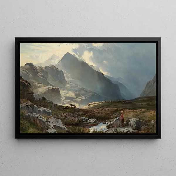 Sidney Richard Percy - Snowdon From Yfoelberfedd.webp