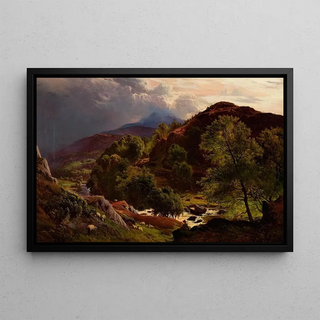 Sidney Richard Percy - The River Llugwy at Capel Curig.webp