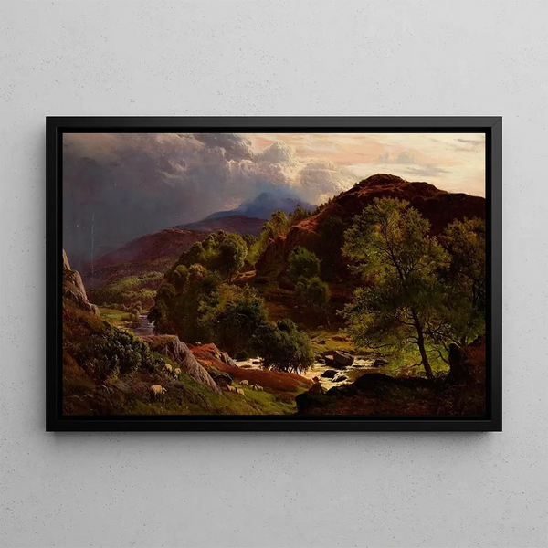 Sidney Richard Percy - The River Llugwy at Capel Curig.webp
