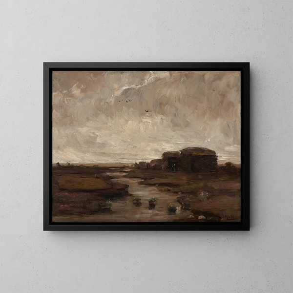 maisemamaalaus sävy - Sientje Mesdag van Houten — kehystetty taideteos seinällä