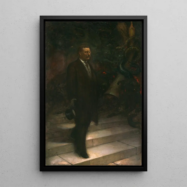 Theodore Roosevelt - Sigismund de Ivanowski — kehystetty taideteos seinällä