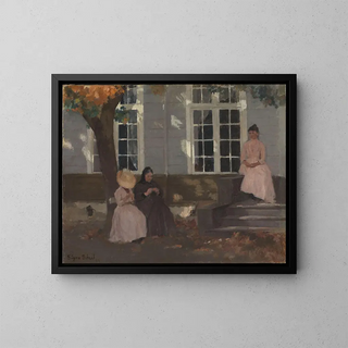 La maison des artistes à Toten - Signe Scheel — kehystetty taideteos seinällä