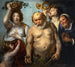 Silène et les quatre saisons - Jacob Jordaens — näkymä teoksesta