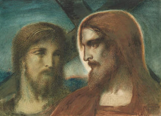 Simeon Solomon - Christ and St Joseph of Aramathea.webp