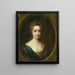 Johanna van Cittersin 1672-1740 Anna van Cittersin sisar - Simon Dubois — kehystetty taideteos seinällä