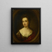 Josina Clara van Cittersin maalaus 1671-1753 Anna van Cittersin sisar - Simon Dubois — kehystetty taideteos seinällä