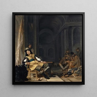 Simon Kick - Officer and Soldiers in Foreign Quarters.webp