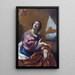 Sainte Cécile - Simon Vouet — kehystetty taideteos seinällä