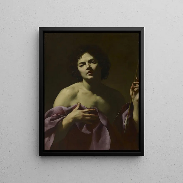 Saint Sébastianin maalaus - Simon Vouet — kehystetty taideteos seinällä