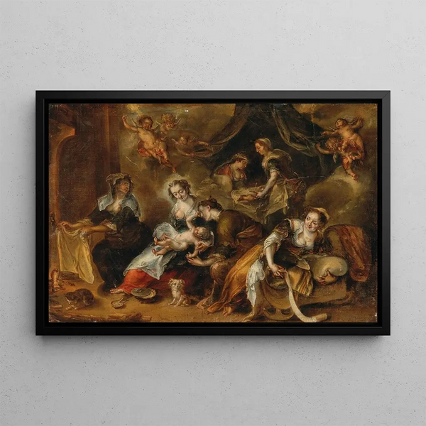 Simon de Vos - The Birth of the Virgin.webp